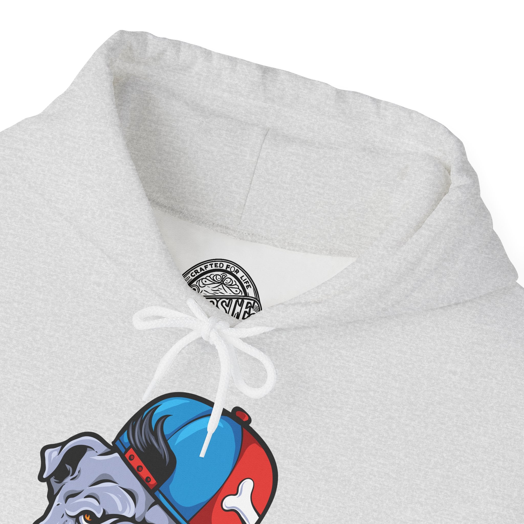 Cool Pup Graphic Hoodie- Ash