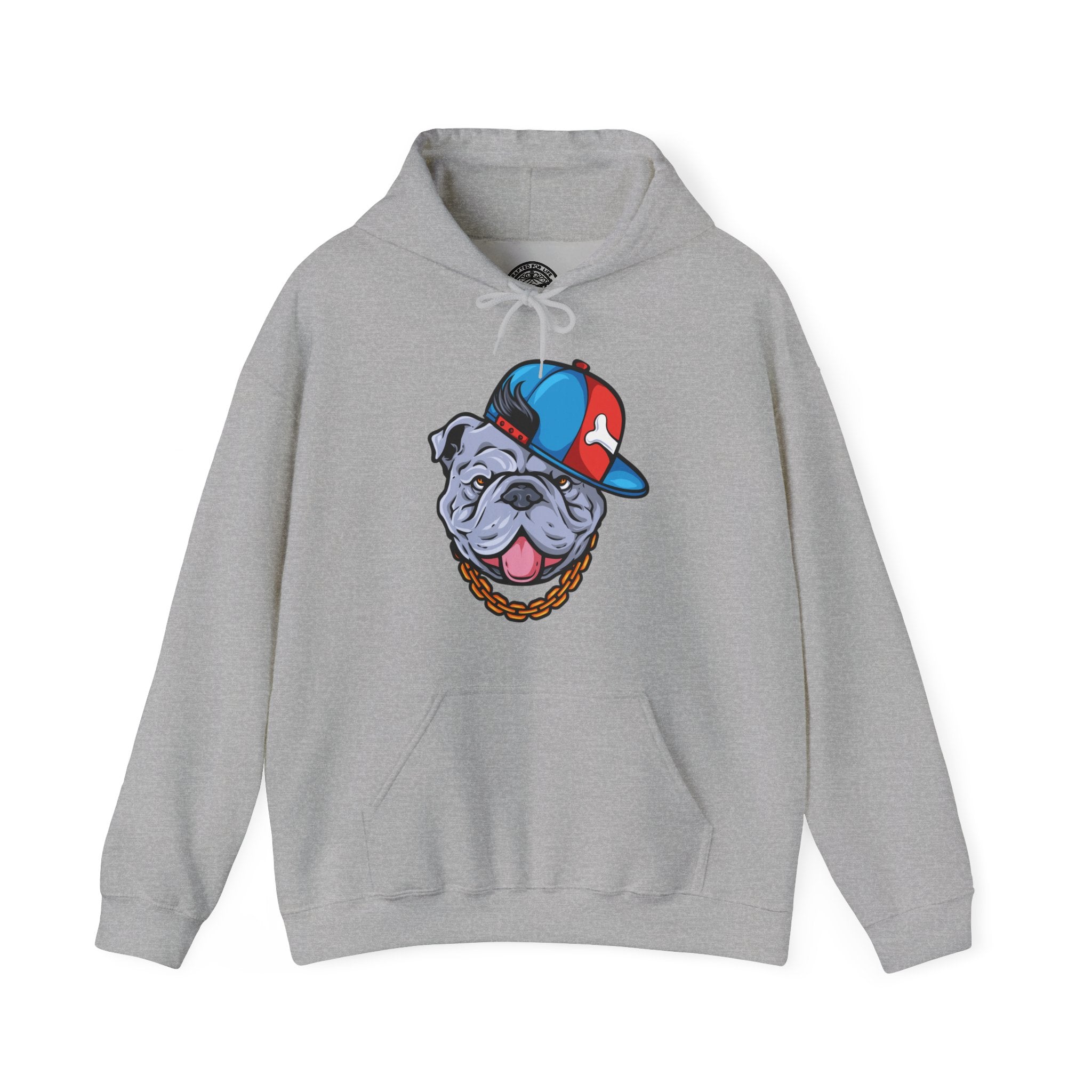 Cool Pup Graphic Hoodie- Sport Grey