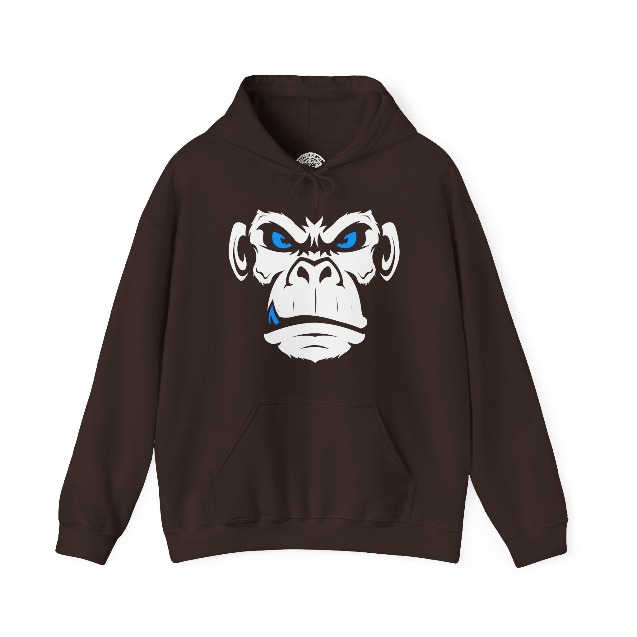 Fierce Ape Graphic Hoodie- Dark Chocolate