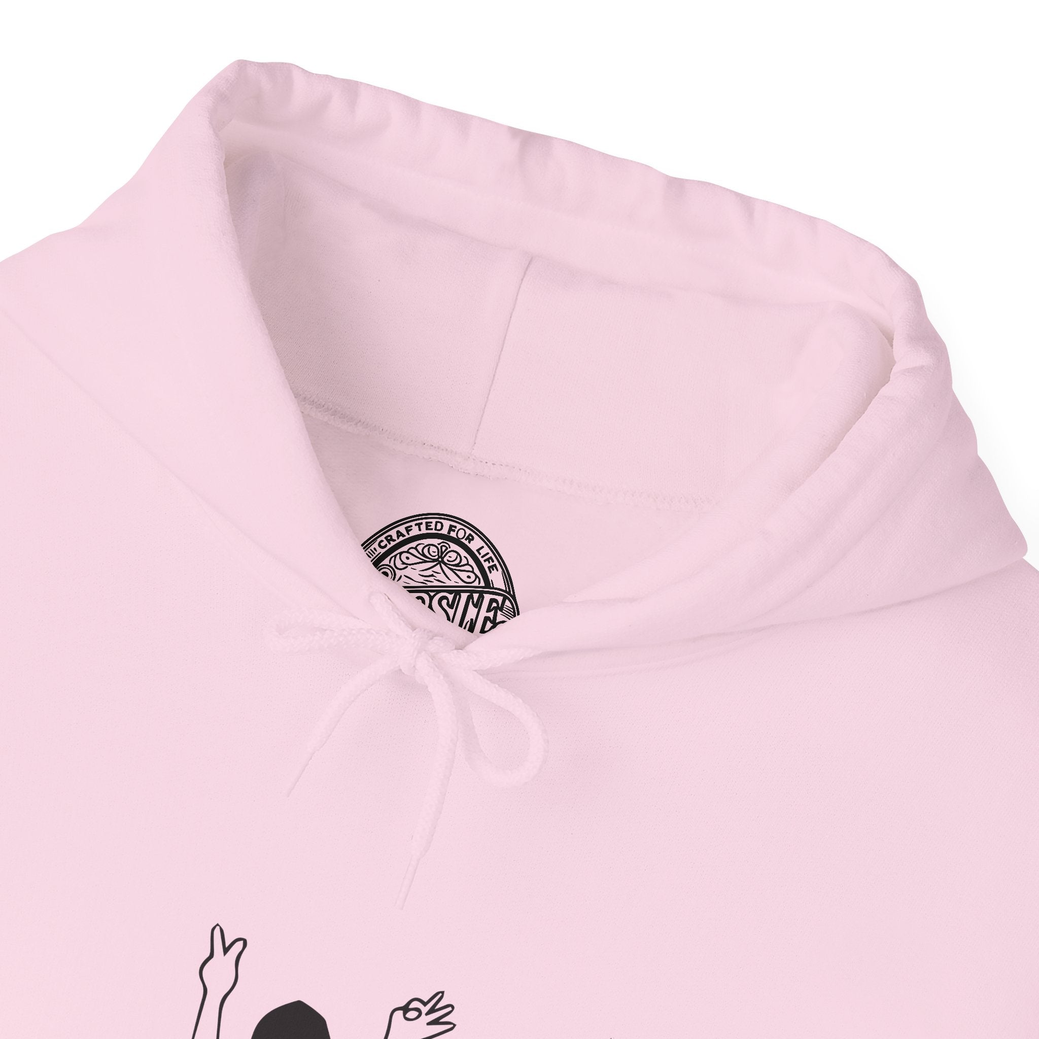 Free Soul Graphic Hoodie- Light Pink