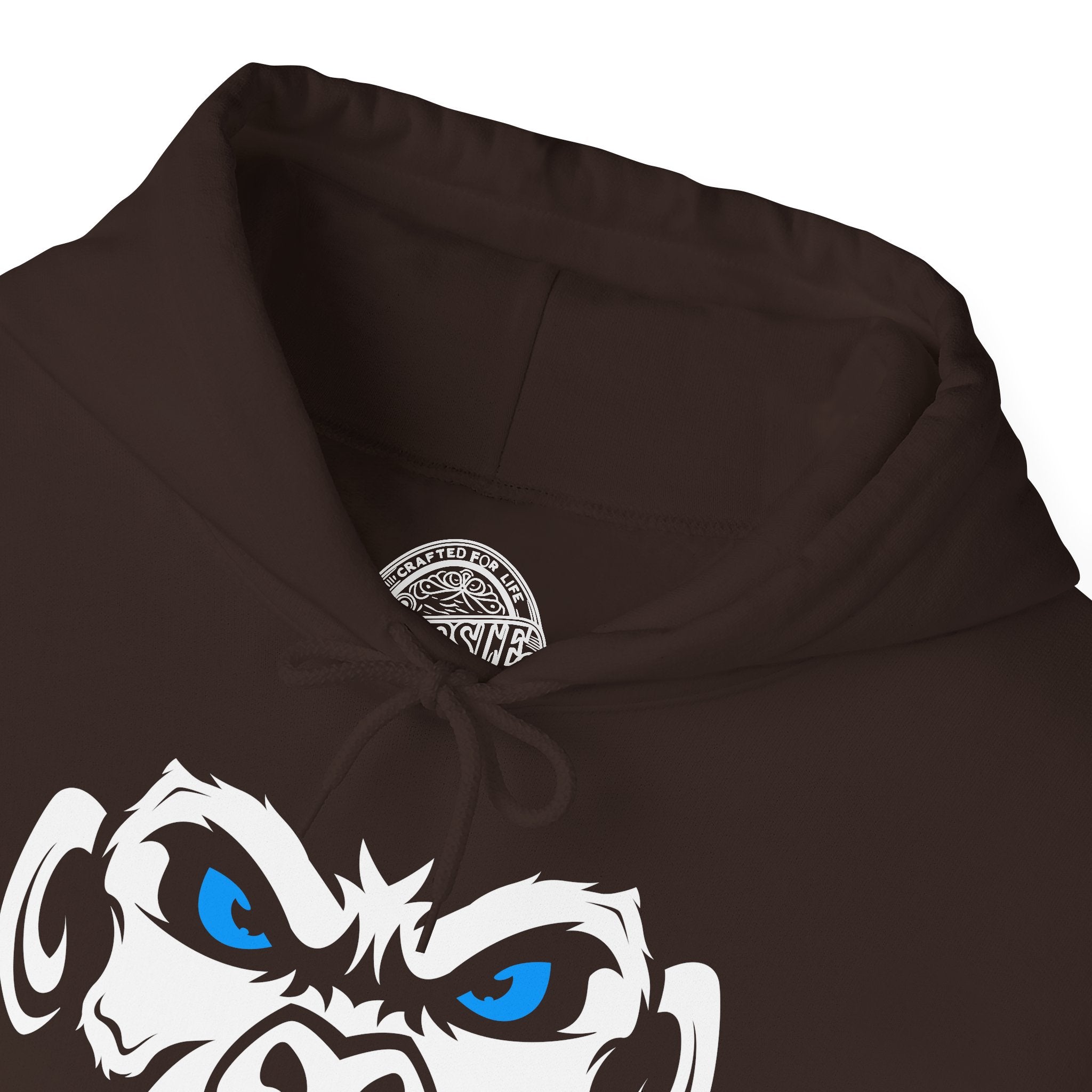 Fierce Ape Graphic Hoodie- Dark Chocolate