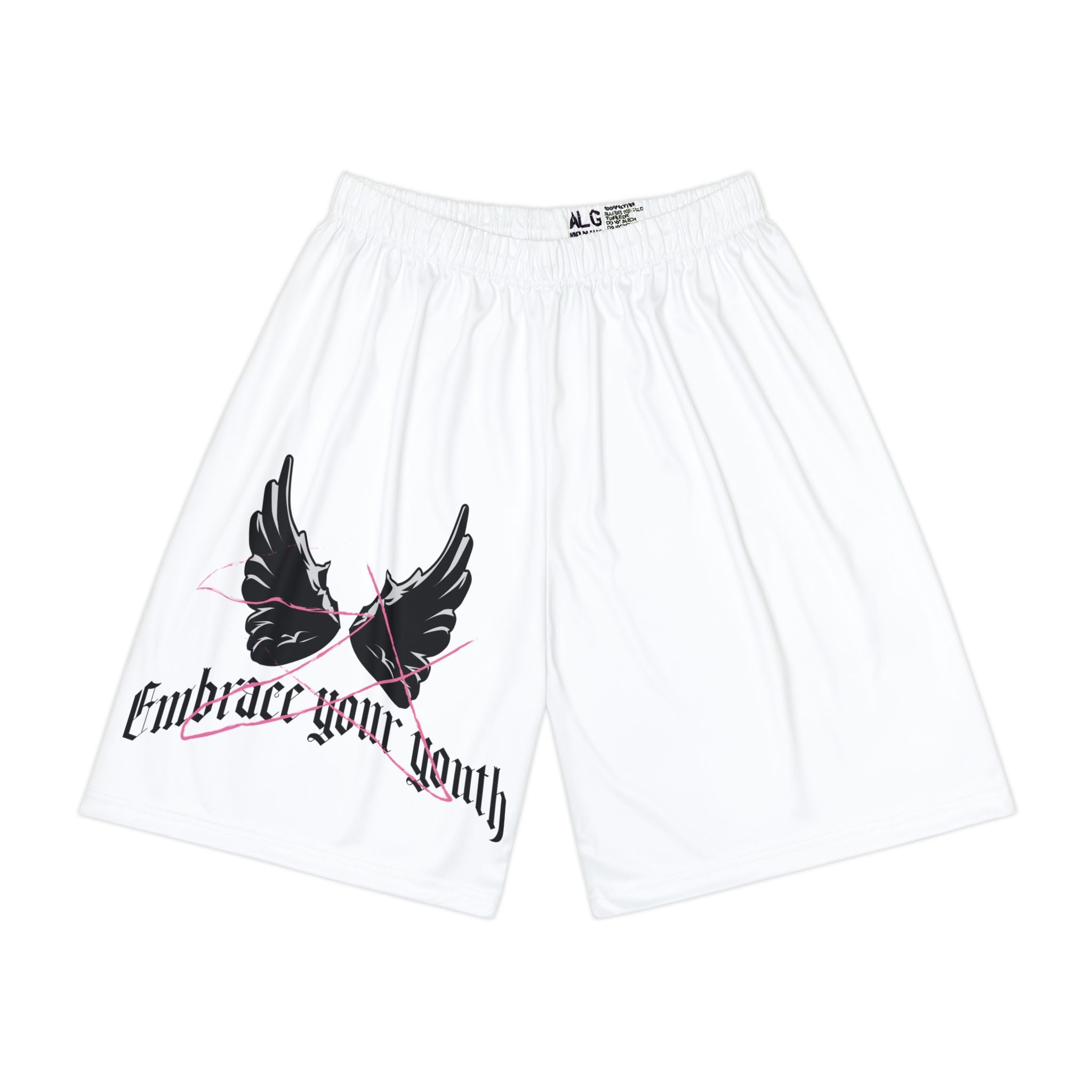 Embrace Your Youth Men's Shorts- White