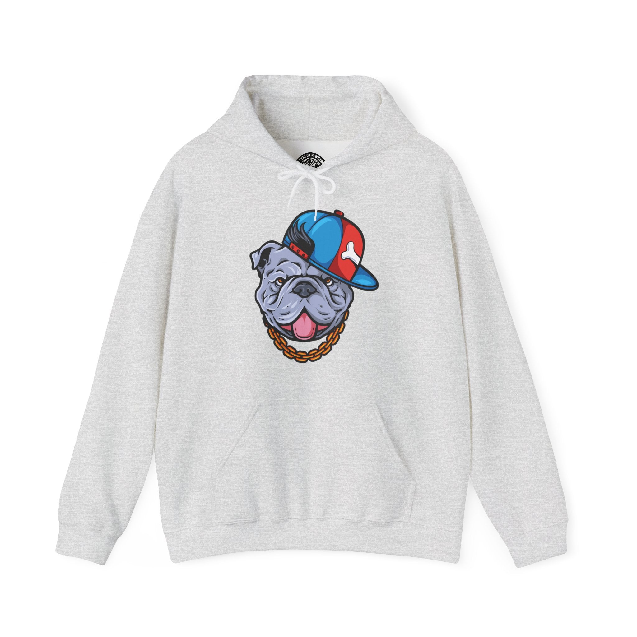 Cool Pup Graphic Hoodie- Ash