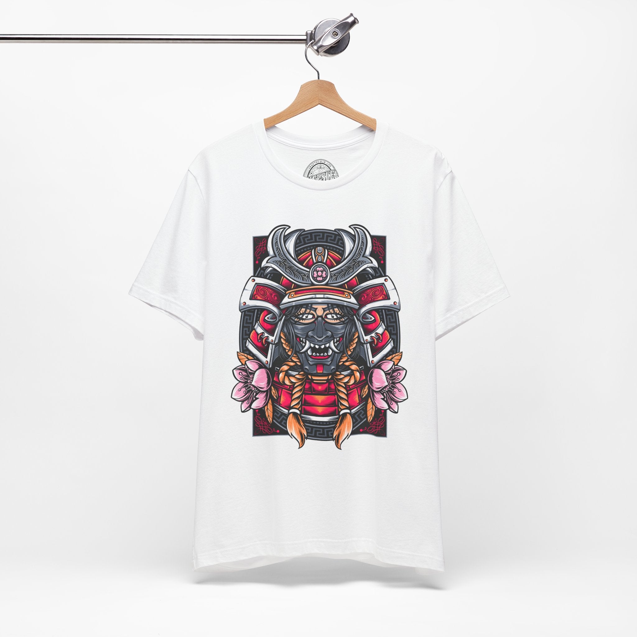 Damned Samurai Graphic Tee- White