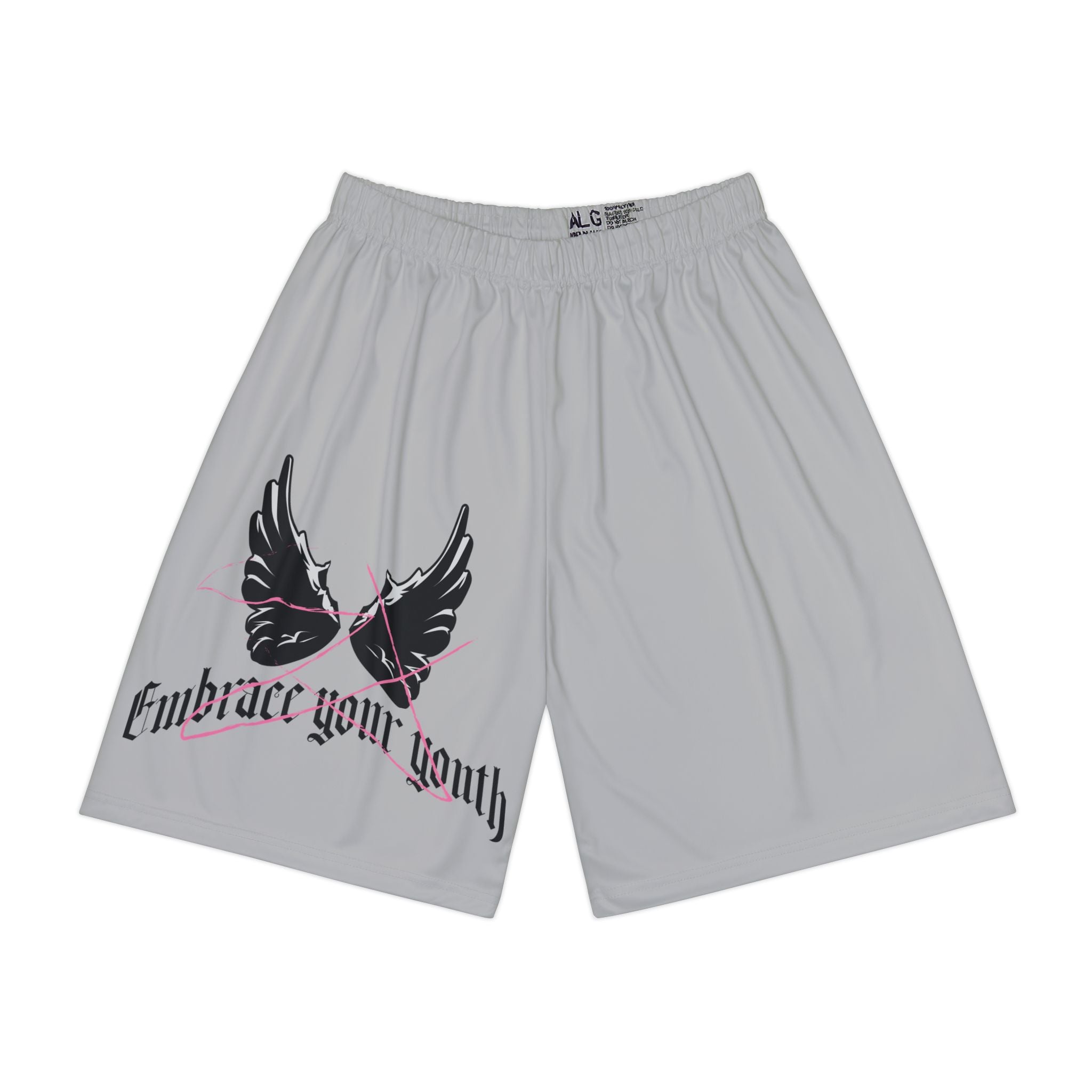 Embrace Your Youth Men's Shorts- Light Grey