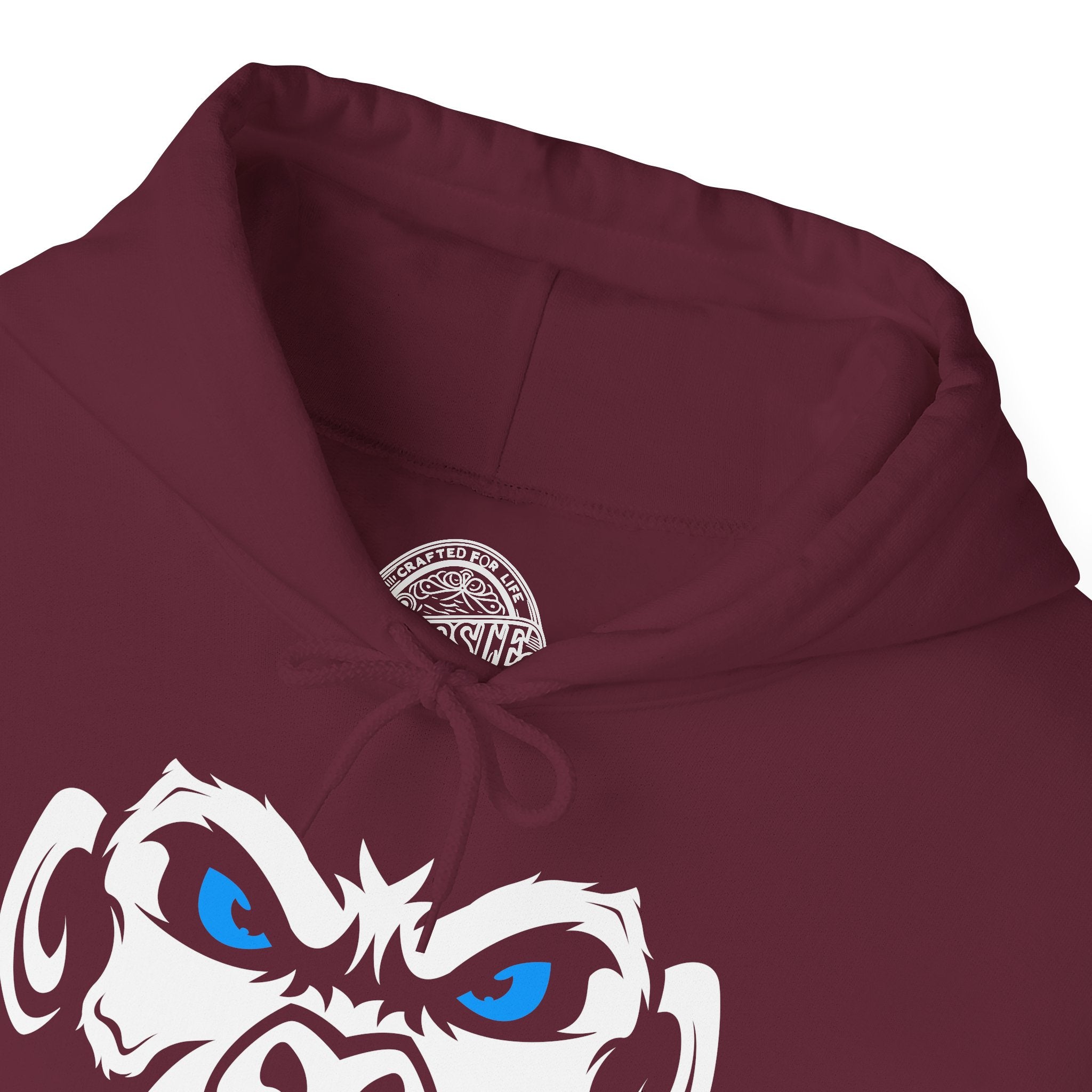 Fierce Ape Graphic Hoodie- Maroon