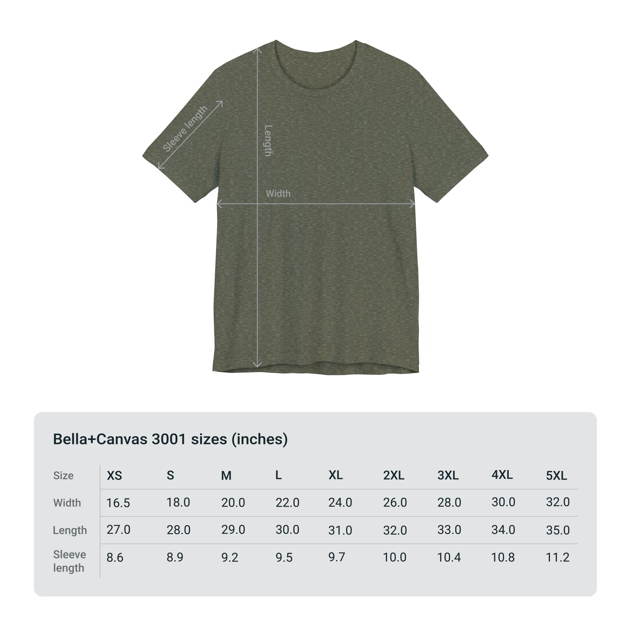 Night Wolf Graphic Tee- Heather Military Green