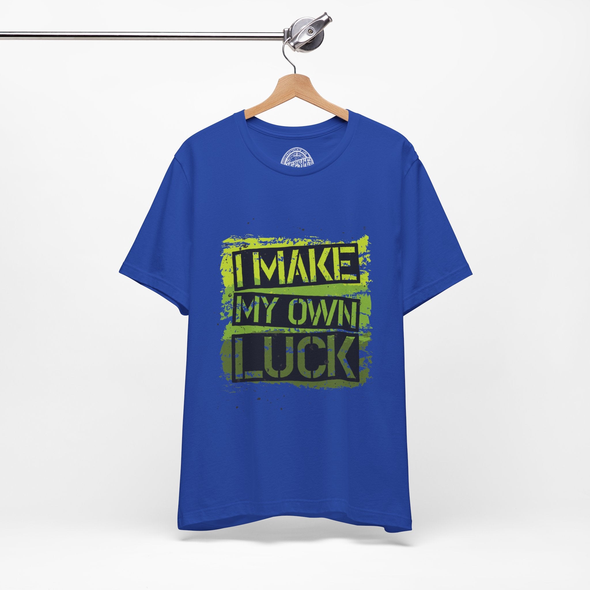 I Make My Own Luck Graphic Tee- True Royal