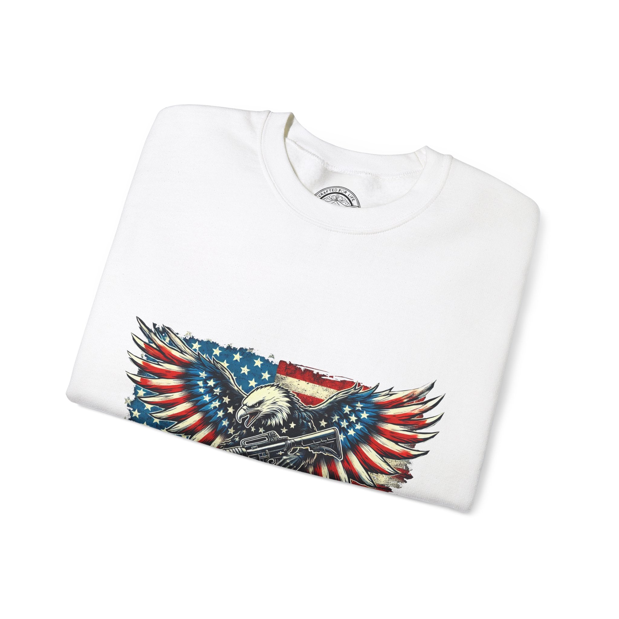 American Eagle Graphic Sweatshirt- White