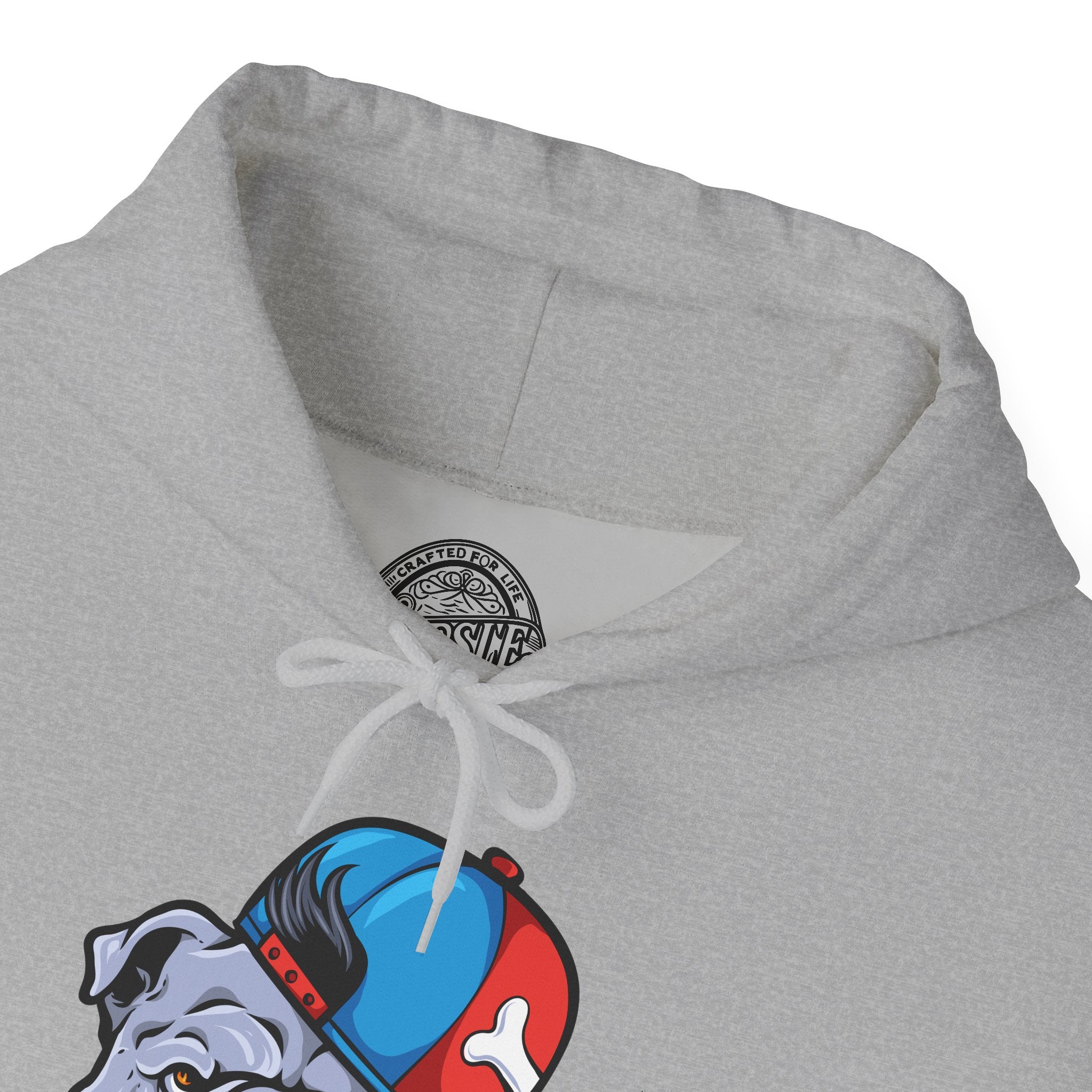 Cool Pup Graphic Hoodie- Sport Grey