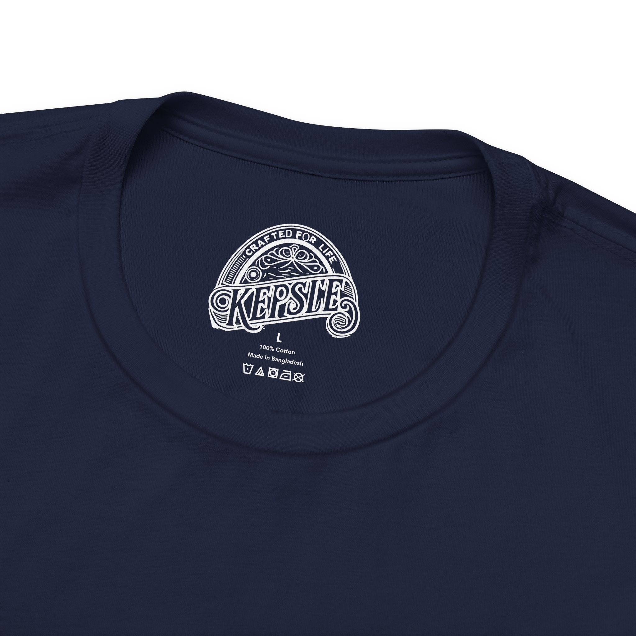 Brown Bear Graphic Tee- Navy