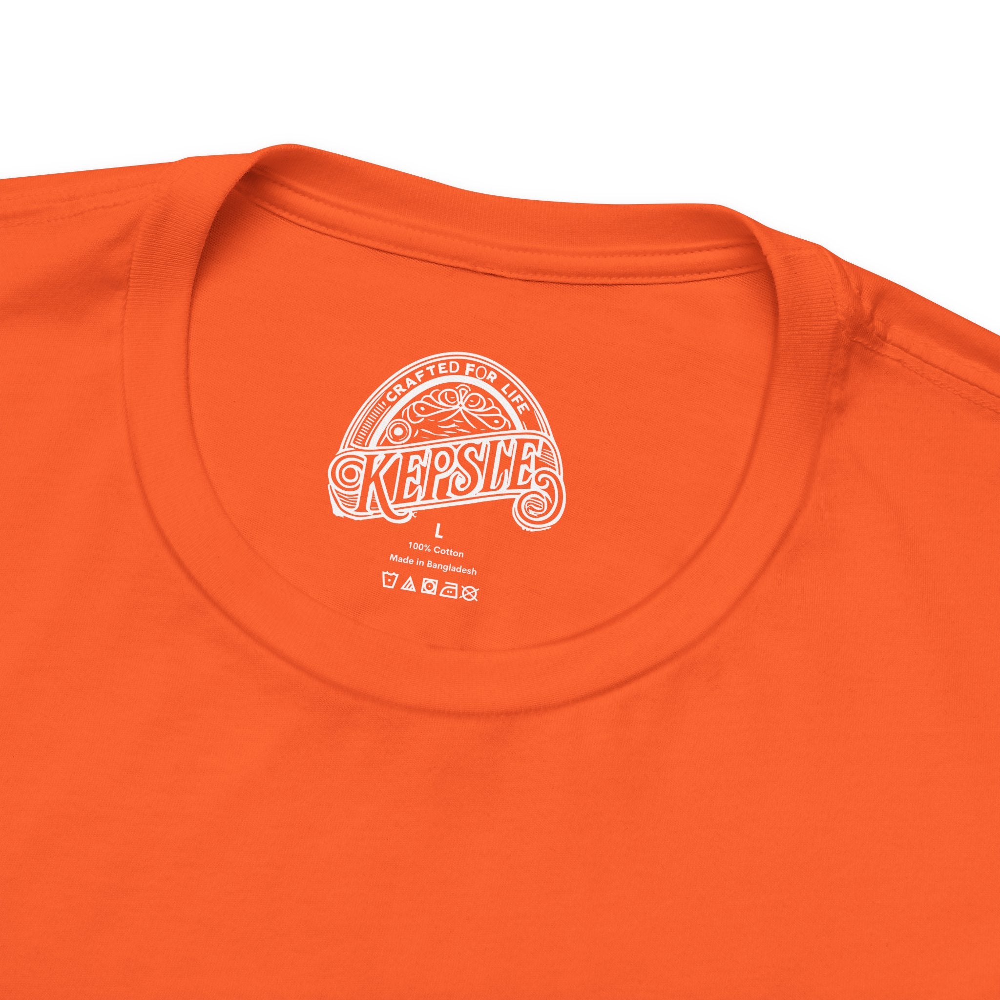 Music & Beer Graphic Tee- Orange