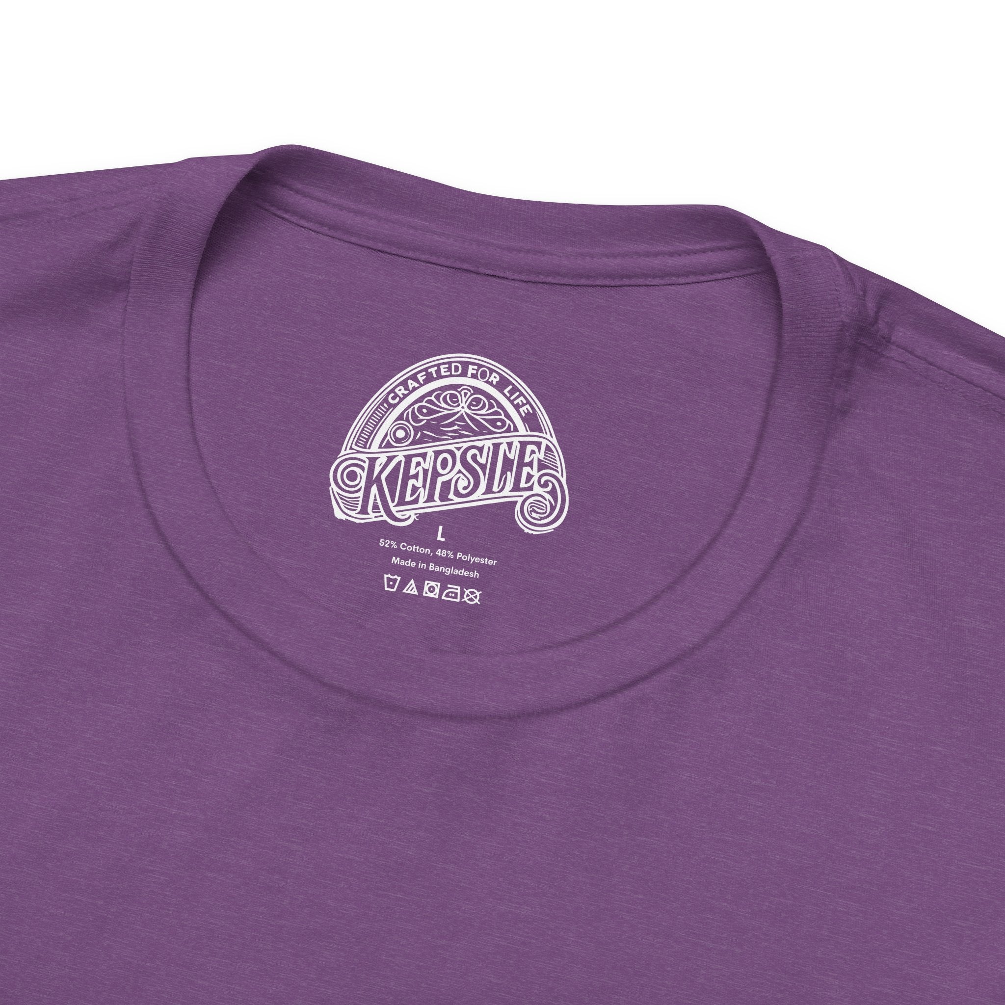 Music & Beer Graphic Tee- Heather Team Purple